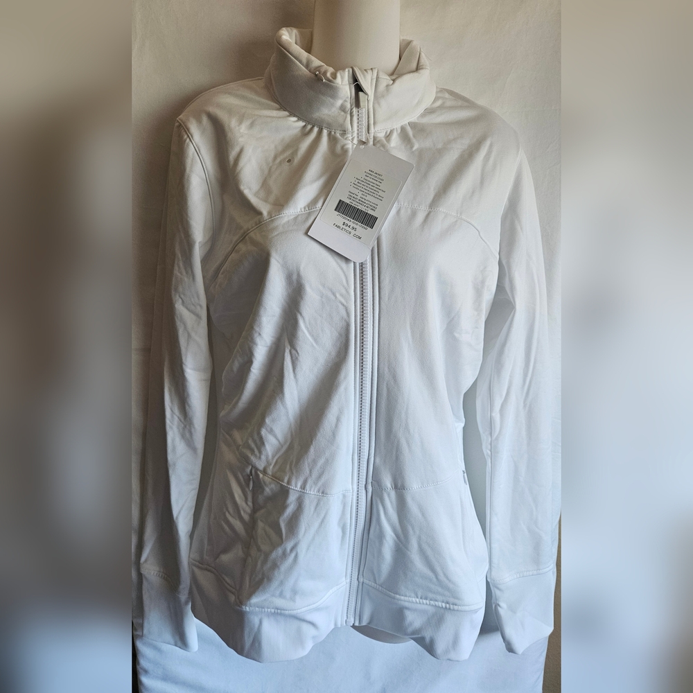 Fabletics White Athletic Zip Jacket – New With Ta… - image 1